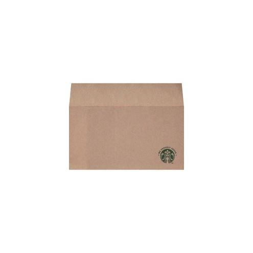 We Proudly Serve Branded Napkins - Tan - Fiber - Absorbent, Eco-friendly - For Beverage - 10000 / Carton