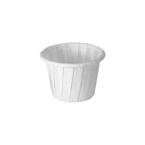 Solo Treated Paper Souffle Portion s - 0.75 fl oz - 5000 / Carton - White - Paper