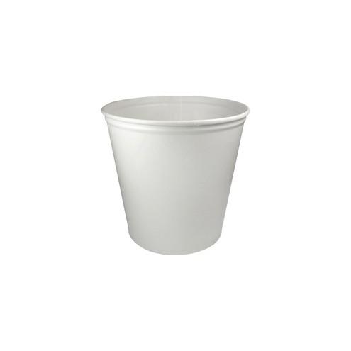 Solo Waxed Double Wrapped 165 oz. Paper Bucket - 5.2 quart Ice Bucket - Paper - Food, Ice - Disposable - White - 100 Piece(s) / Carton