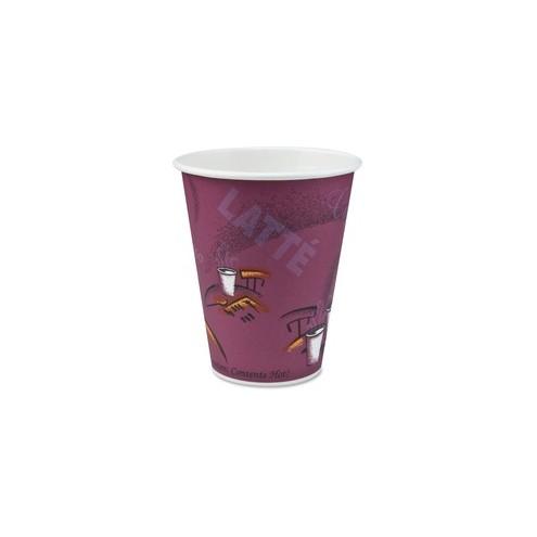 Solo Bistro Design Disposable Paper Cups - 10 fl oz - 1000 / Carton - Multi - Paper - Beverage, Hot Drink, Cold Drink, Coffee, Tea, Cocoa