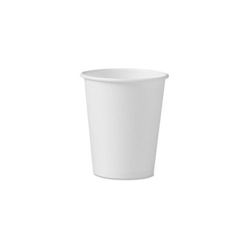 Solo Cup 10 oz Paper Cups - 10 fl oz - 1000 / Carton - White - Paper - Hot Drink, Cold Drink, Beverage