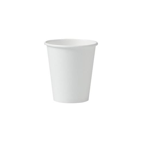 Solo Disposable Paper Hot Cups - 6 fl oz - 1000 / Carton - White - Paper - Hot Drink, Coffee, Tea, Cocoa