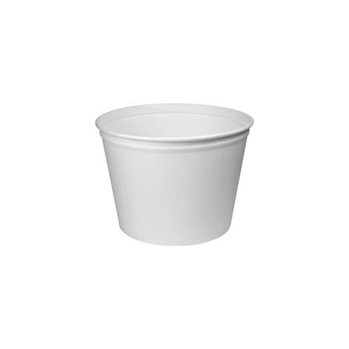 Solo Double Wrapped Paper Bucket - 1.7 quart Bucket - Paper - Food, Ice - White - 300 Piece(s) / Carton