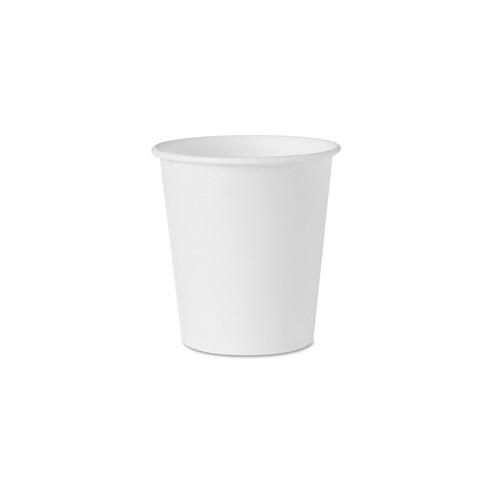 Solo Treated Paper Water Cups - 3 fl oz - 100 / Pack - White - Paper - Water