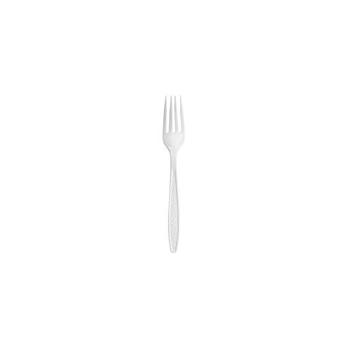 Solo Cup Extra Heavyweight Polystyrene Forks - 10 / Box - 1000/Carton - Fork - Breakroom - Disposable - Polystyrene - White