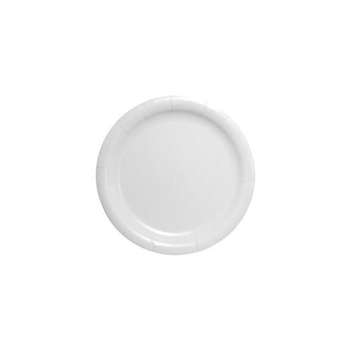 Solo Table Ware - 9" Length 9" Width 9" Diameter Dinner Plate - Paper - Food - Disposable - White - 500 Piece(s) / Carton