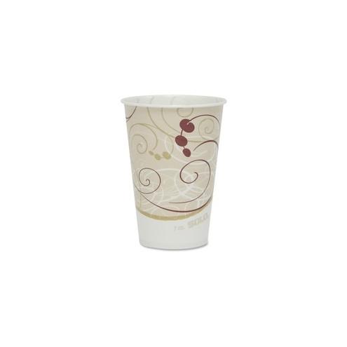 Solo Waxed Paper Cups - 7 fl oz - 2000 / Carton - Beige - Paper - Milk Shake, Smoothie