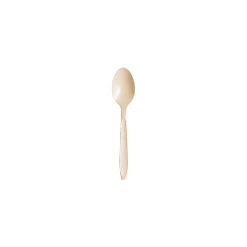 Solo Cup Reliance Medium Weight Bulk Teaspoons - 1000/Carton - 1 x Teaspoon - Breakroom - Disposable - Polystyrene - Champagne