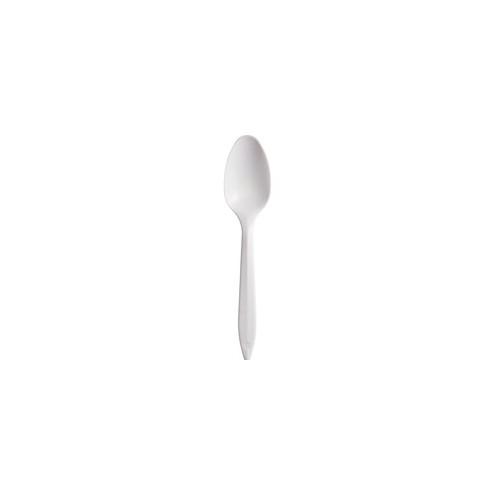 Solo Cup Medium Weight Polypropylene Teaspoons - 1000/Carton - 1 x Teaspoon - Breakroom - Disposable - Polypropylene - White