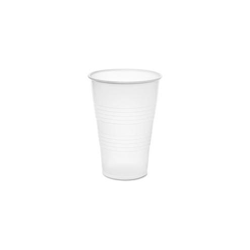 Dart Galaxy Plastic Cold Cups - 16 fl oz - 1000 / Carton - Translucent - Polystyrene - Cold Drink