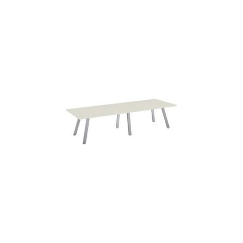 Special-T 42x108 AIM XL Conference Table - Laminated Top - 108" Table Top Width x 42" Table Top Depth - 29" Height - Assembly Required - Crisp Linen