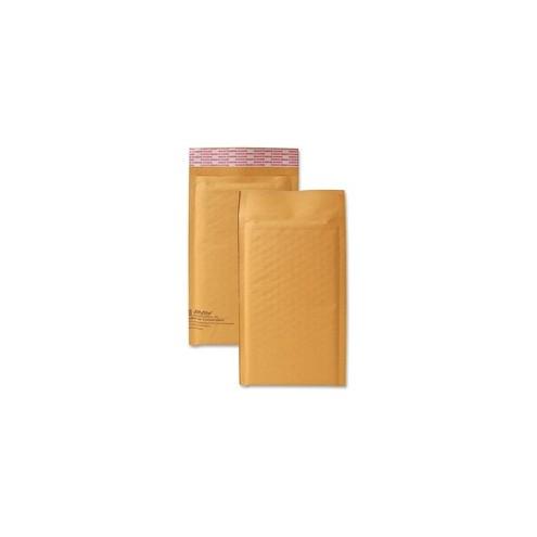 Sealed Air JiffyLite Cellular Cushioned Mailers - Bubble - #00 - 5" Width x 10" Length - Peel & Seal - Kraft - 25 / Carton - Kraft