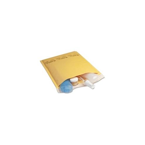 Jiffy Mailer Laminated Air Cellular Cushion Mailers - Padded - #0 - 6" Width x 10" Length - Self-sealing - Kraft - 10 / Pack - Golden Brown