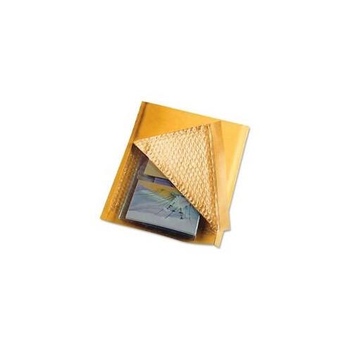 Sealed Air Jiffylite Bulk-packed Cushioned Mailers - Padded - #0 - 6" Width x 10" Length - Self-sealing - Satin, Kraft - 200 / Carton - Gold