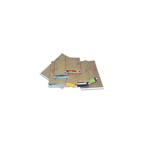 Jiffy Mailer Jiffy Padded Mailers - Multipurpose - #1 - 7 1/4" Width x 12" Length - Flap - Kraft - 100 / Carton - Natural Kraft, Satin Gold