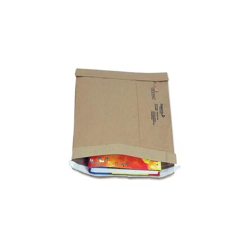 Jiffy Mailer Jiffy Heavy-duty Kraft Self-seal Mailer - Multipurpose - #6 - 12 1/2" Width x 19" Length - Self-sealing Flap - Kraft - 50 / Carton - Natural, Satin Gold