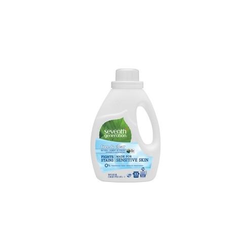 Seventh Generation Laundry Detergent - Concentrate Powder - 50 oz (3.12 lb) - Free & Clear Scent - 6 / Carton - Clear