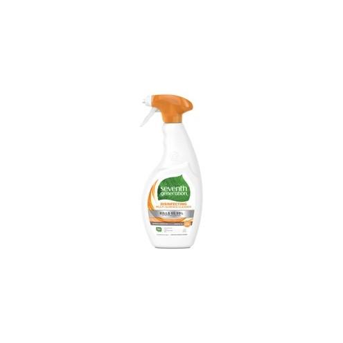 Seventh Generation Disinfecting Multi-Surface Cleaner - Spray - 26 oz (1.62 lb) - Lemongrass Citrus Scent - 1 Each