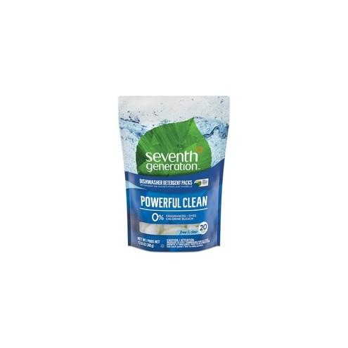 Seventh Generation Dishwasher Detergent - Tablet - 20 / Pack