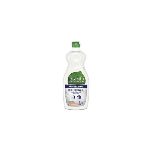 Seventh Generation Professional Free & Clear Dish Liquid - Liquid - 25 fl oz (0.8 quart) - 1 Each - Multi