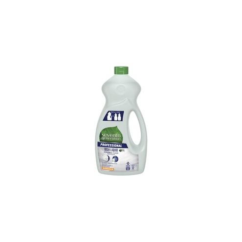 Seventh Generation Professional Dish Liquid - Liquid - 50 fl oz (1.6 quart) - Free & Clear Scent - 1 Each - Multi