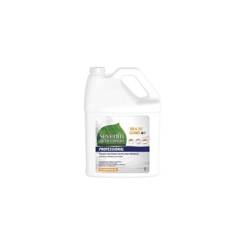 Seventh Generation Professional Tub & Tile Cleaner - Liquid - 128 fl oz (4 quart) - Emerald Cypress & Fir Scent - 1 Each - Multi