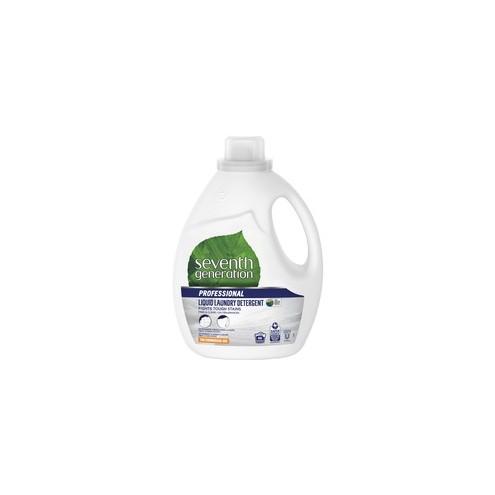 Seventh Generation Professional Laundry Detergent - Liquid - 100 fl oz (3.1 quart) - Free & Clear Scent - 1 Each