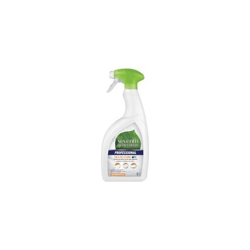 Seventh Generation Seventh Gen. Professional Tub & Tile Cleaner Spray - Spray - 128 fl oz (4 quart) - Emerald Cypress & Fir Scent - 8 / Carton - Multi