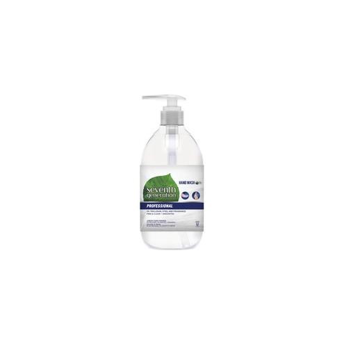 Seventh Generation Professional Hand Wash - 12 fl oz (354.9 mL) - Pump Bottle Dispenser - Hand - Clear - Fragrance-free, Triclosan-free, Dye-free - 1 Each