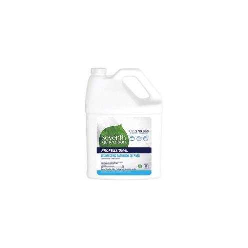 Seventh Generation Disinfecting Bathroom Cleaner Refill - 128 fl oz (4 quart) - Lemongrass Citrus Scent - 2 / Carton - Multi