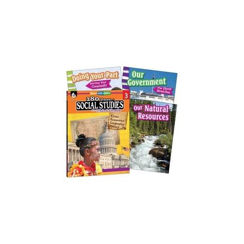 Shell Education Learn At Home Social Studies Books Printed Book - Book - Grade 3 - English