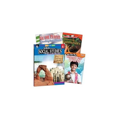 Shell Education Learn At Home Social Studies Books Printed Book - Book - Grade 4 - English