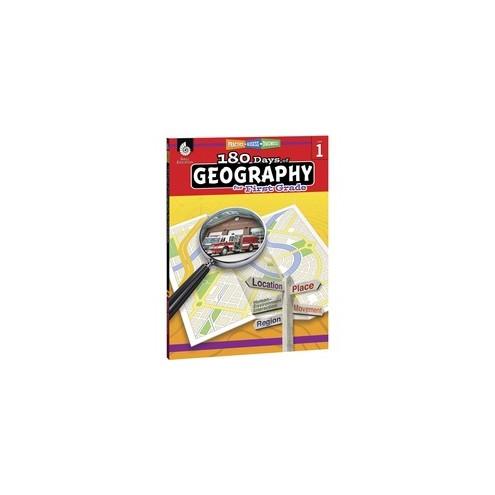 Shell Education 180 Days of Geography Resource Printed Book - Book - Grade 1