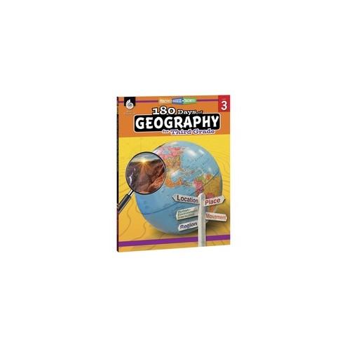 Shell Education 180 Days of Geography Resource Printed Book - Book - Grade 3