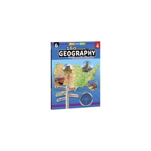 Shell Education 180 Days of Geography Resource Printed Book - Book - Grade 4