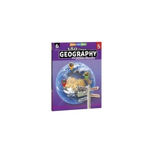 Shell Education 180 Days of Geography Resource Printed Book - Book - Grade 5