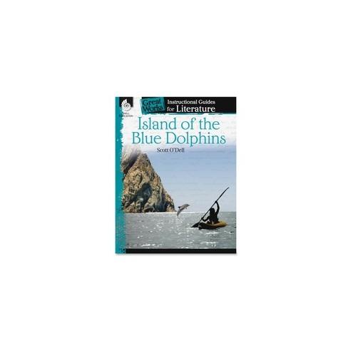 Shell Education Island of the Blue Dolphins Literature Guide Printed Book by Scott O'Dell - Shell Educational Publishing Publication - Book - Grade 4-8