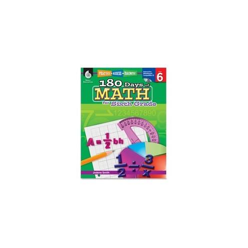 Shell Education Education 18 Days of Math for 6th Grade Book Printed/Electronic Book by Jodene Smith - Shell Educational Publishing Publication - April 2011 - Book, CD-ROM - Grade 6 - English