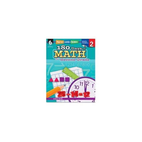 Shell Education Education 18 Days of Math for 2nd Grade Book Printed/Electronic Book by Jodene Smith - Shell Educational Publishing Publication - April 2011 - Book, CD-ROM - Grade 2 - English