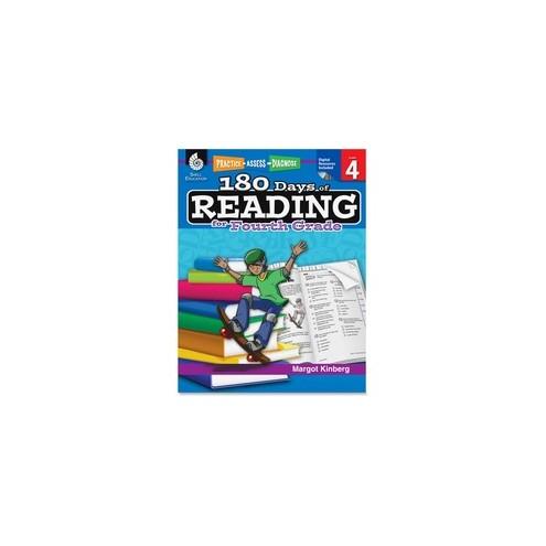 Shell Education Education 18 Days of Reading 4th-Grade Book Printed/Electronic Manual by Margot Kinberg - Shell Educational Publishing Publication - CD-ROM, Book - Grade 4