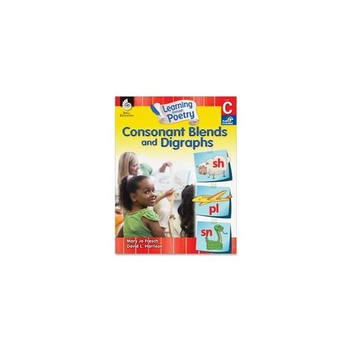 Shell Education K-1st Learn Poetry Blends/Digraph Book Printed Book by Mary Jo Fresch, David L. Harrison - Shell Educational Publishing Publication - Book - Grade K-1 - English