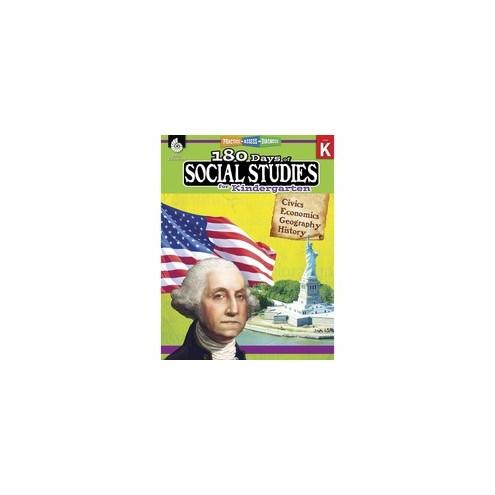 Shell Education 180 Days Social Studies Workbook Printed Book - Book - Grade K