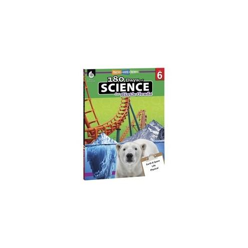 Shell Education 180 Days of Science Resource Book Printed Book - Book - Grade 6