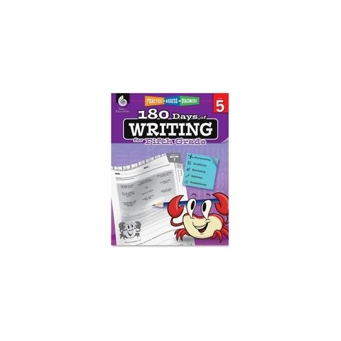 Shell Education 5th Grade 180 Days of Writing Book Printed Book - Shell Educational Publishing Publication - Book - Grade 5