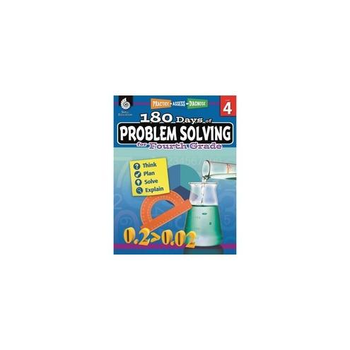Shell Education 180 Days of Problem Solving for Fourth Grade Printed Book - Book - Grade 4