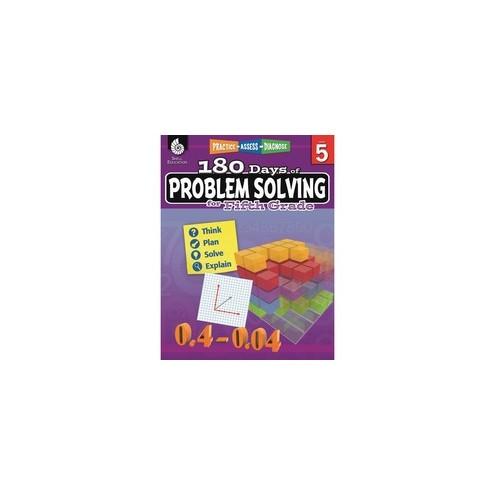 Shell Education 180 Days of Problem Solving for Fifth Grade Printed Book - Book - Grade 5