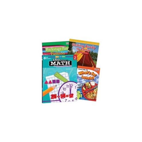 Shell Education Learn-At-Home Grade Level Math Bundle Printed Book - Book - Grade 2-3