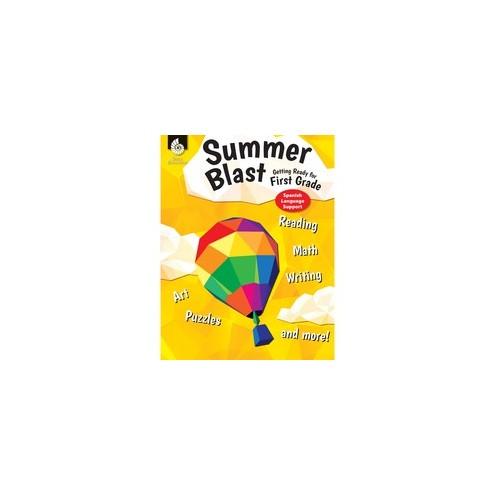 Shell Education Summer Blast Spanish Workbook Printed Book - Book - Grade K-1 - Spanish, English