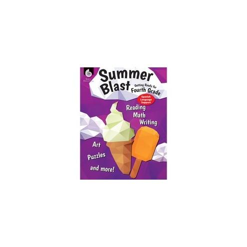 Shell Education Summer Blast Spanish Workbook Printed Book - Book - Grade 3-4 - Spanish, English