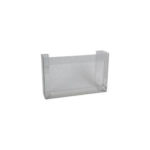 San Jamar Disposable Glove Dispenser - 16" x 4" x 10.5" x - 6 / Carton - Clear